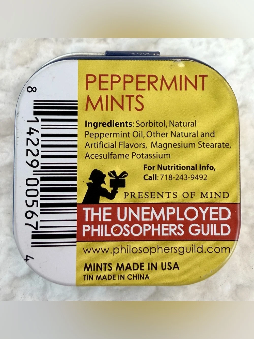 THE UNEMPLOYED PHILOSOPHERS GUILD • “Empowermints” Rosie the Riveter Mini Tin